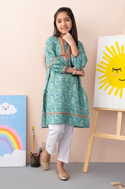 Stitched 1 Piece Printed Khaddar Junior Shirt