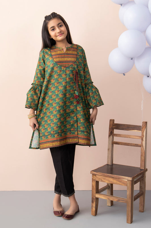 Stitched 1 Piece Printed Khaddar Junior Shirt