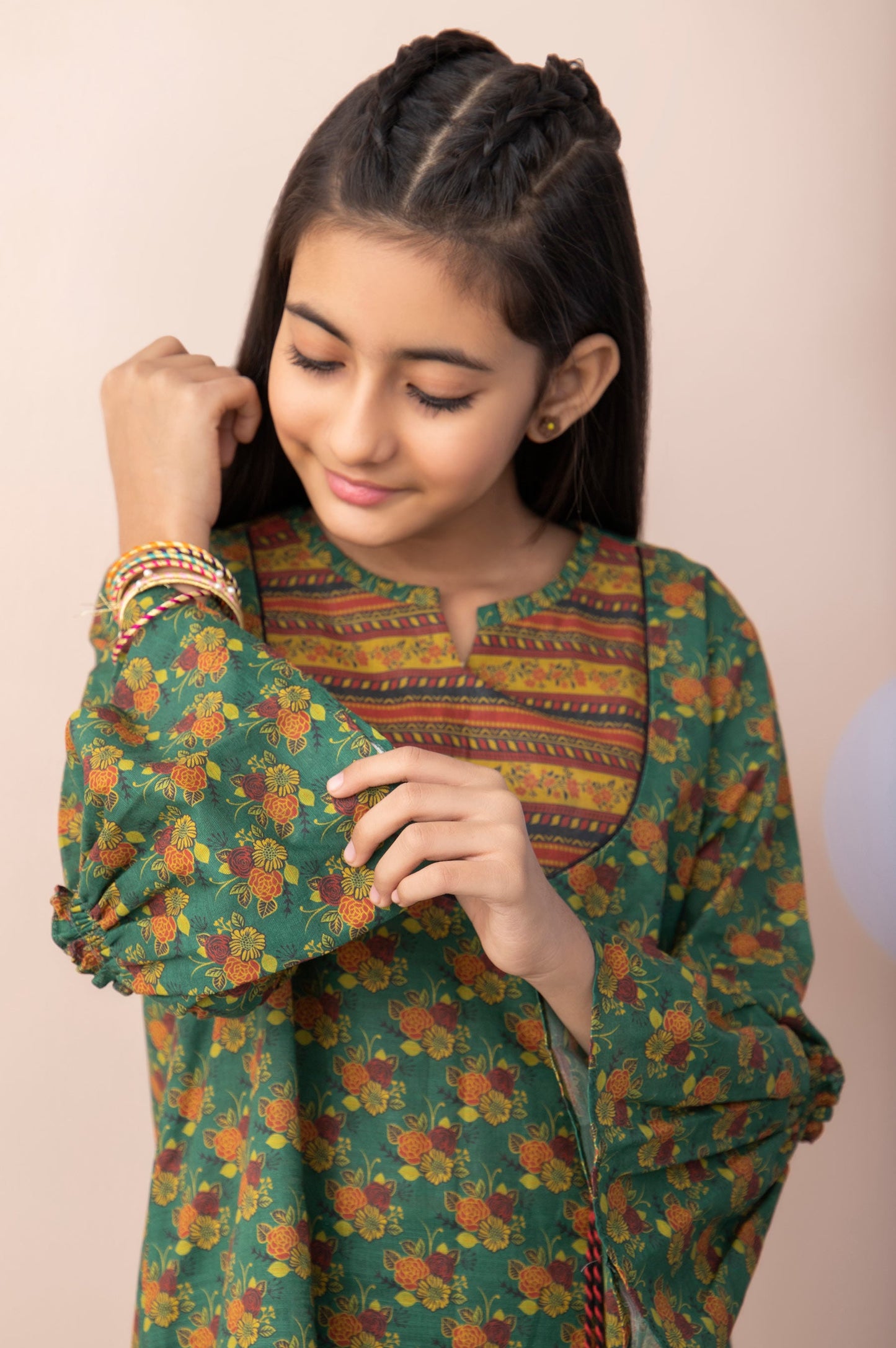 Stitched 1 Piece Printed Khaddar Junior Shirt