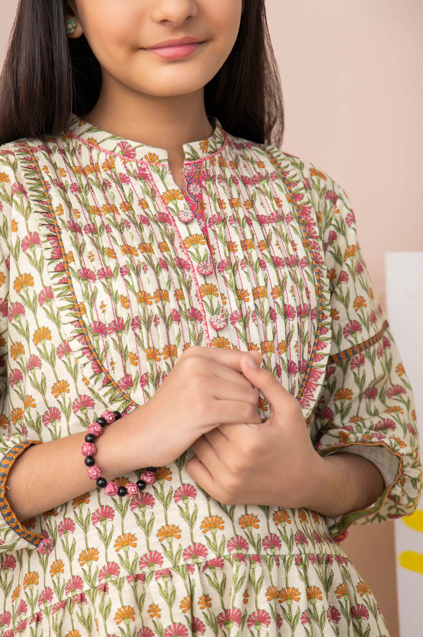 Stitched 1 Piece Printed Khaddar Junior Shirt