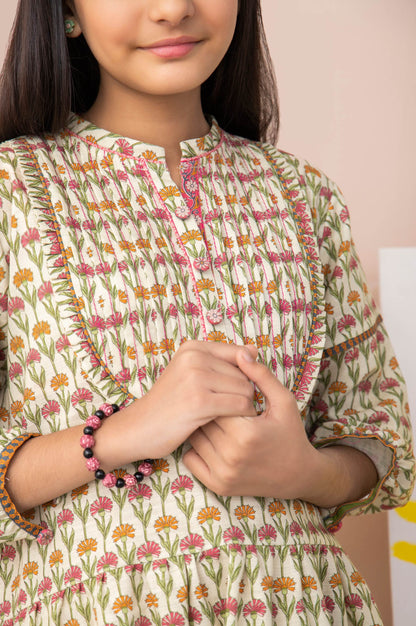 Stitched 1 Piece Printed Khaddar Junior Shirt