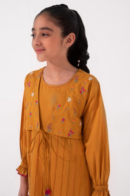 Stitched 1 Piece Embroidered Cambric Shirt