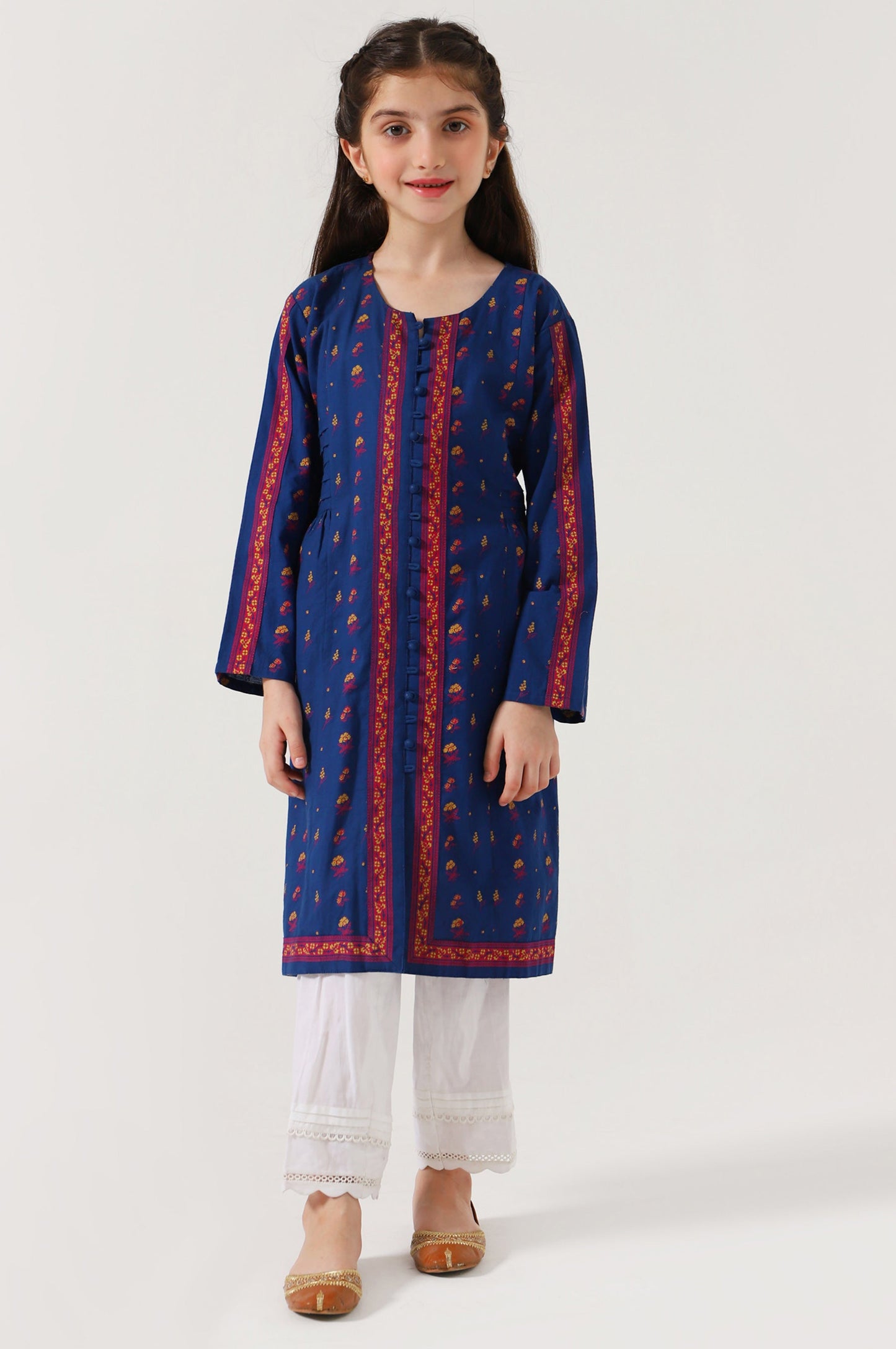 Stitched 1 Piece Screen Print Cambric Shirt