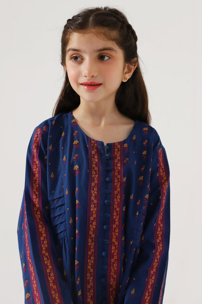 Stitched 1 Piece Screen Print Cambric Shirt