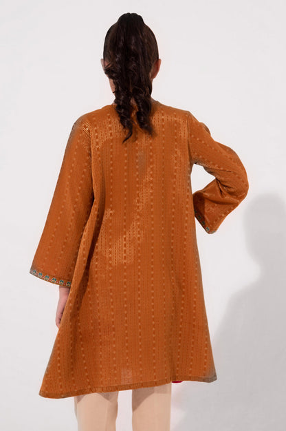 Stitched 1 Piece Embroidered Jacquard Shirt