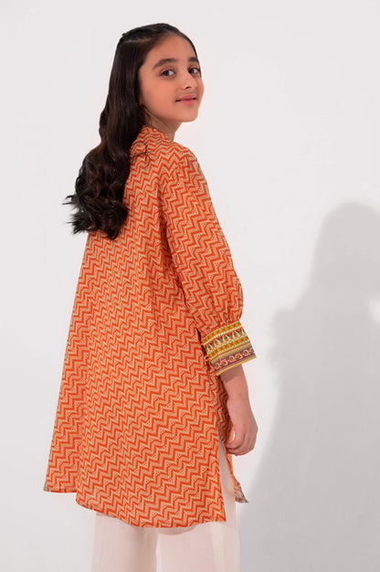 Stitched 1 Piece Embellished Lawn Shirt