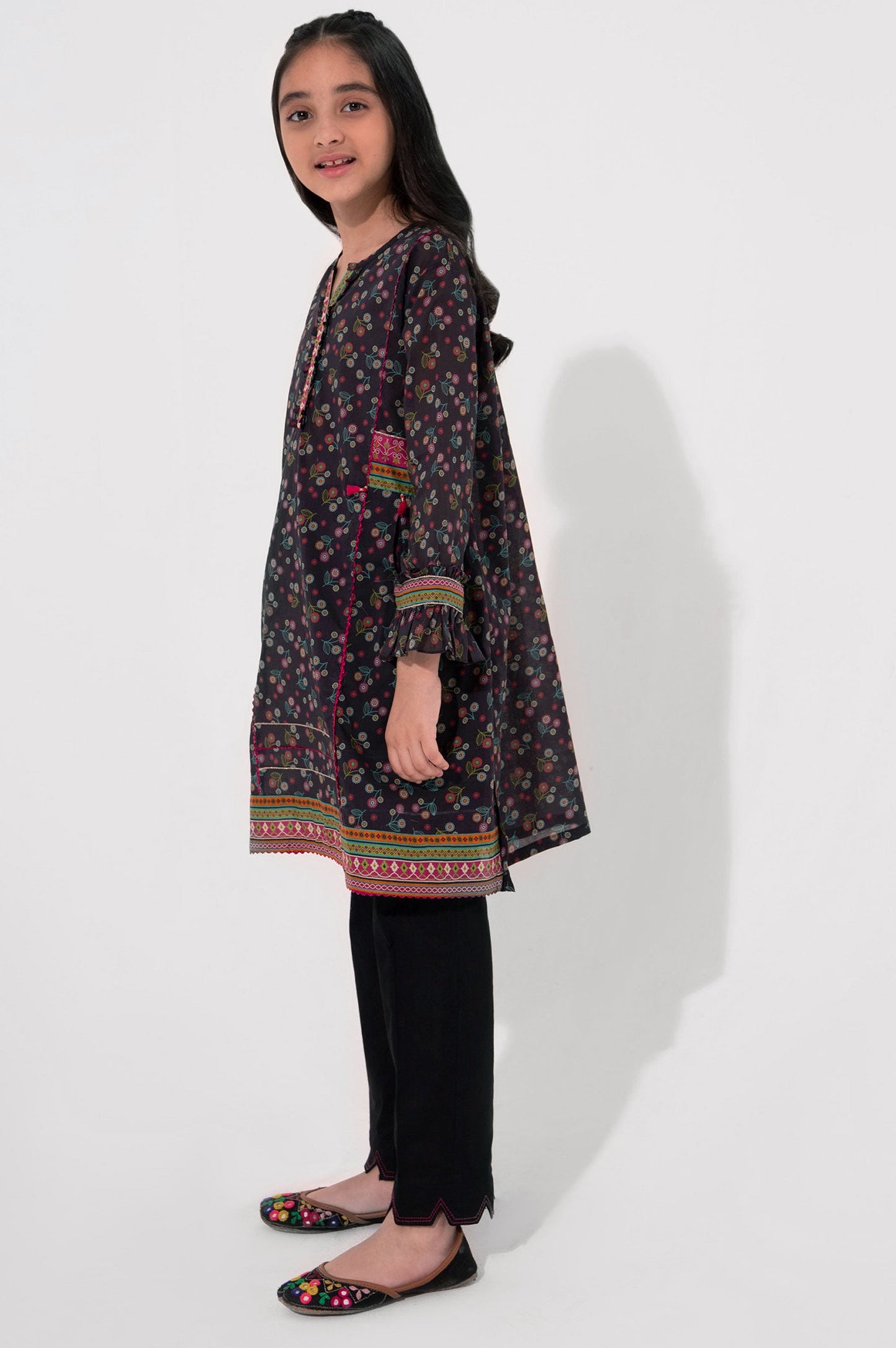 Stitched 1 Piece Embellished Lawn Shirt