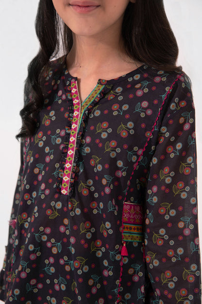 Stitched 1 Piece Embellished Lawn Shirt