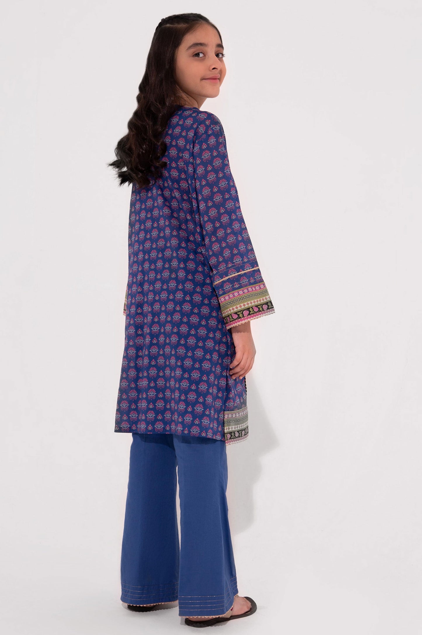 Stitched 1 Piece Embellished Lawn Shirt