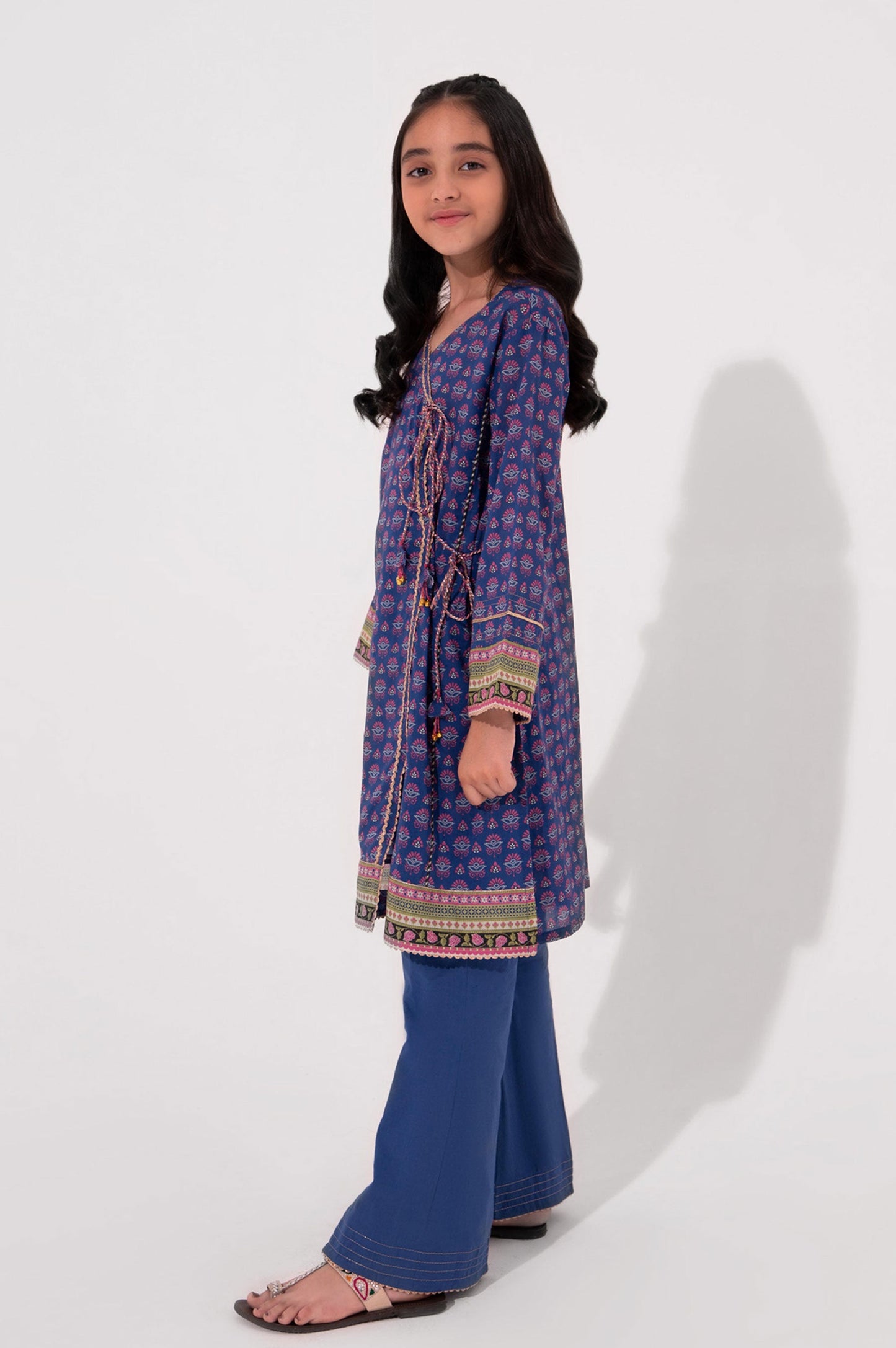 Stitched 1 Piece Embellished Lawn Shirt