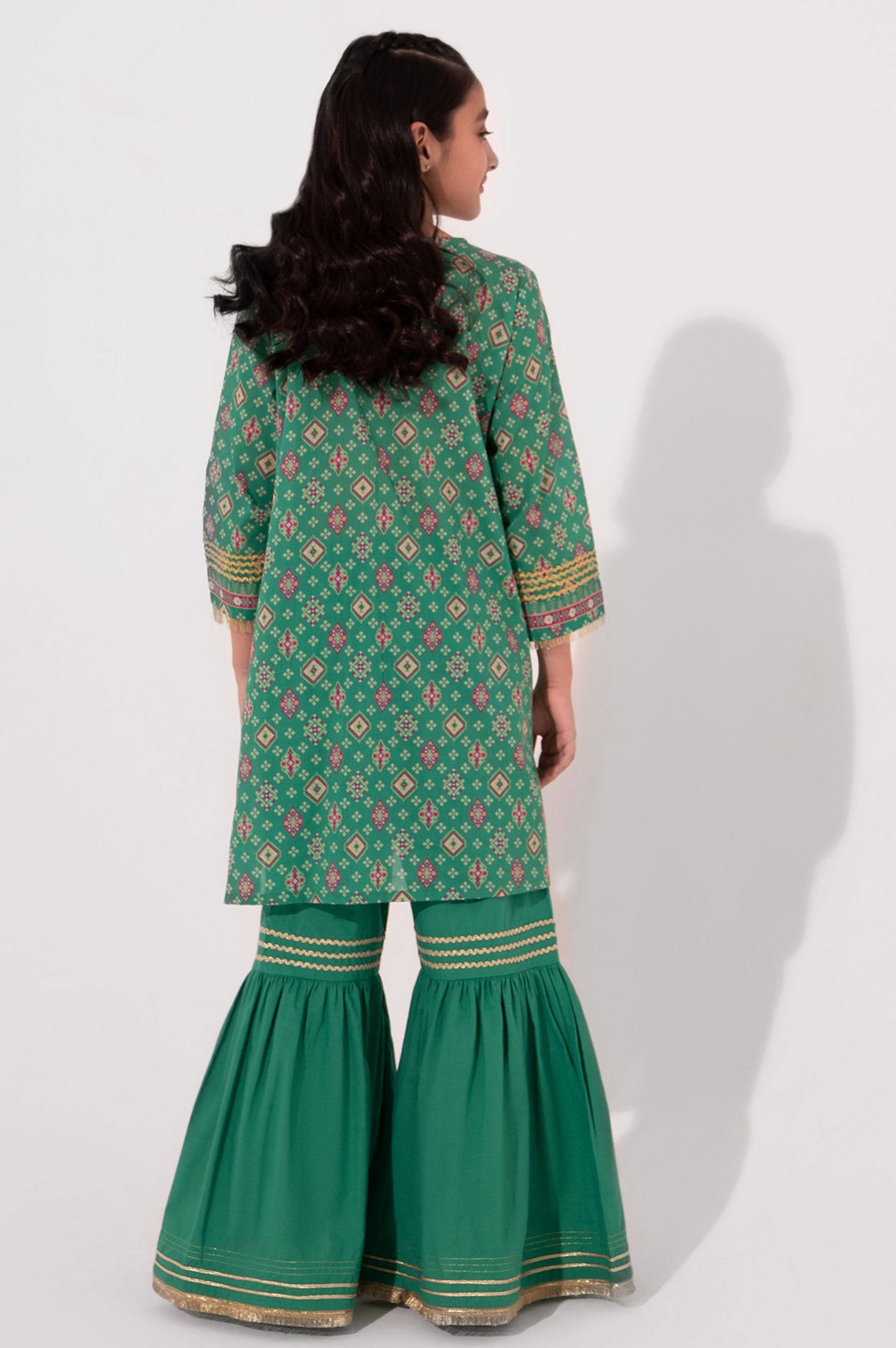 Stitched 1 Piece Printed Embellished Lawn Shirt