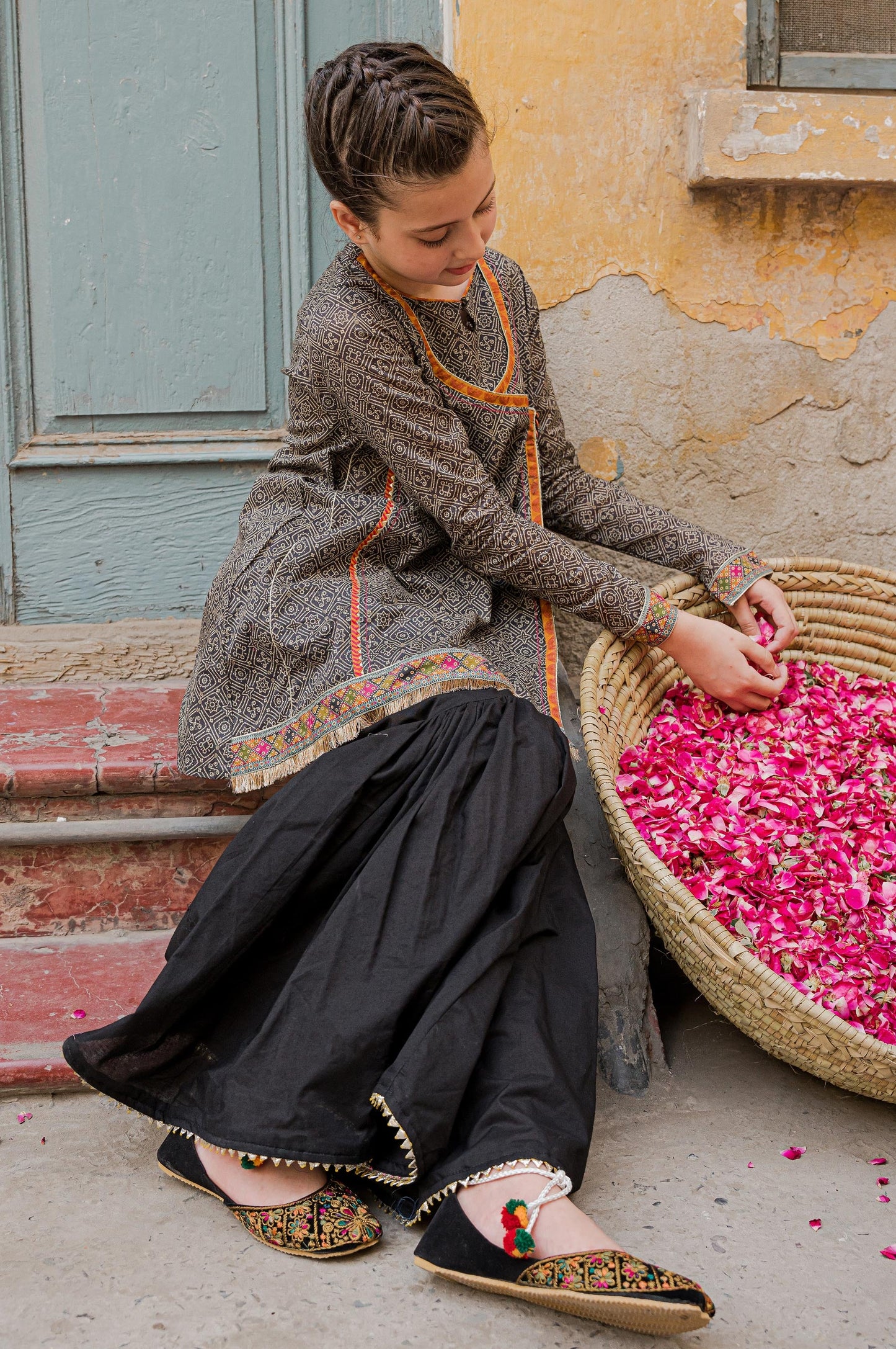 Stitched 1 Piece Printed Embellished Lawn Shirt