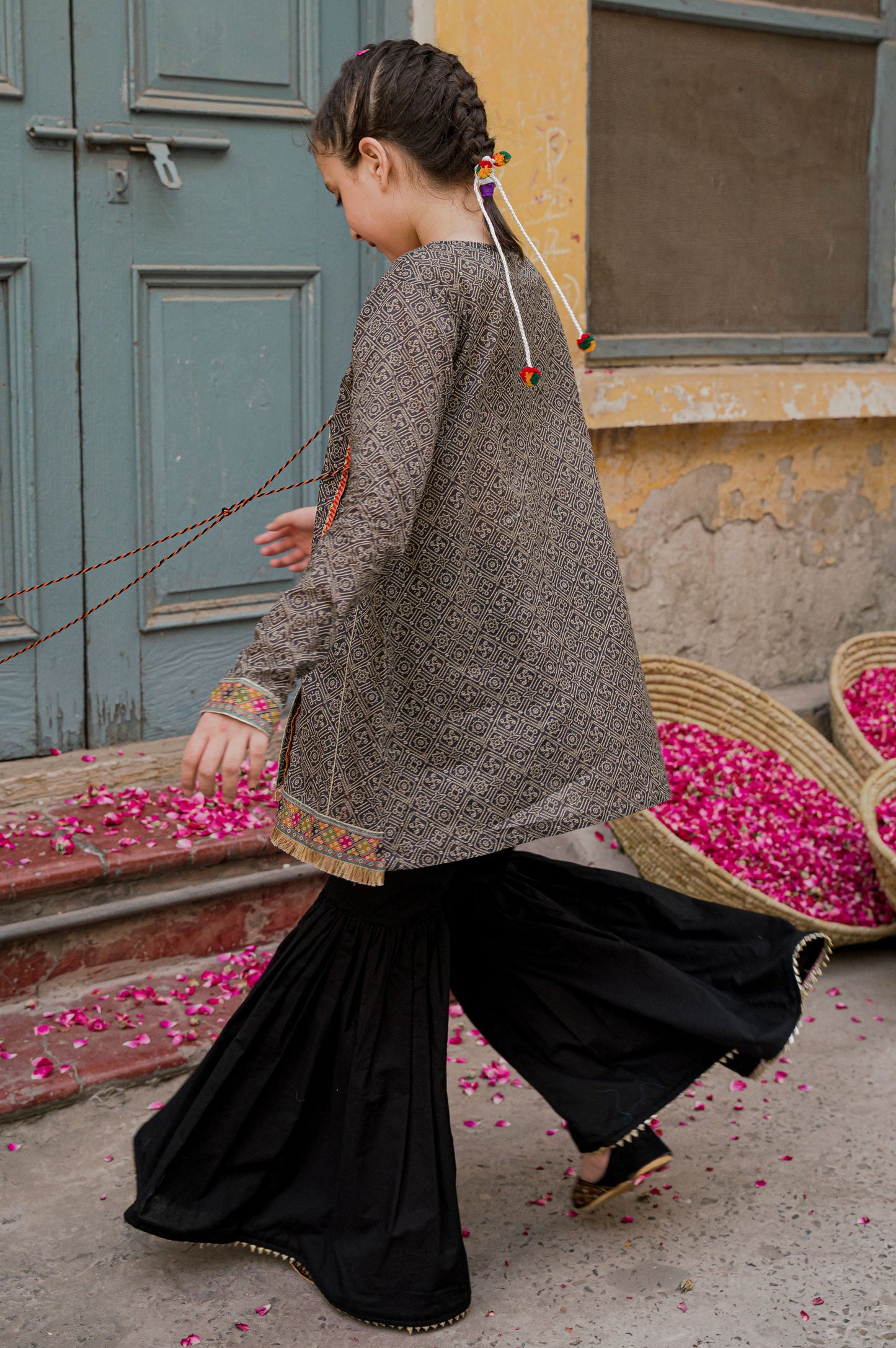 Stitched 1 Piece Printed Embellished Lawn Shirt