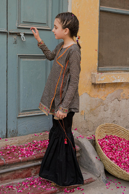 Stitched 1 Piece Printed Embellished Lawn Shirt