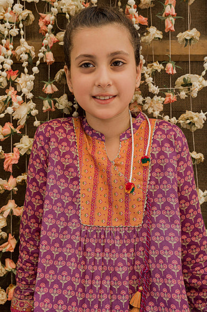 Stitched 1 Piece Printed Embellished Lawn Shirt