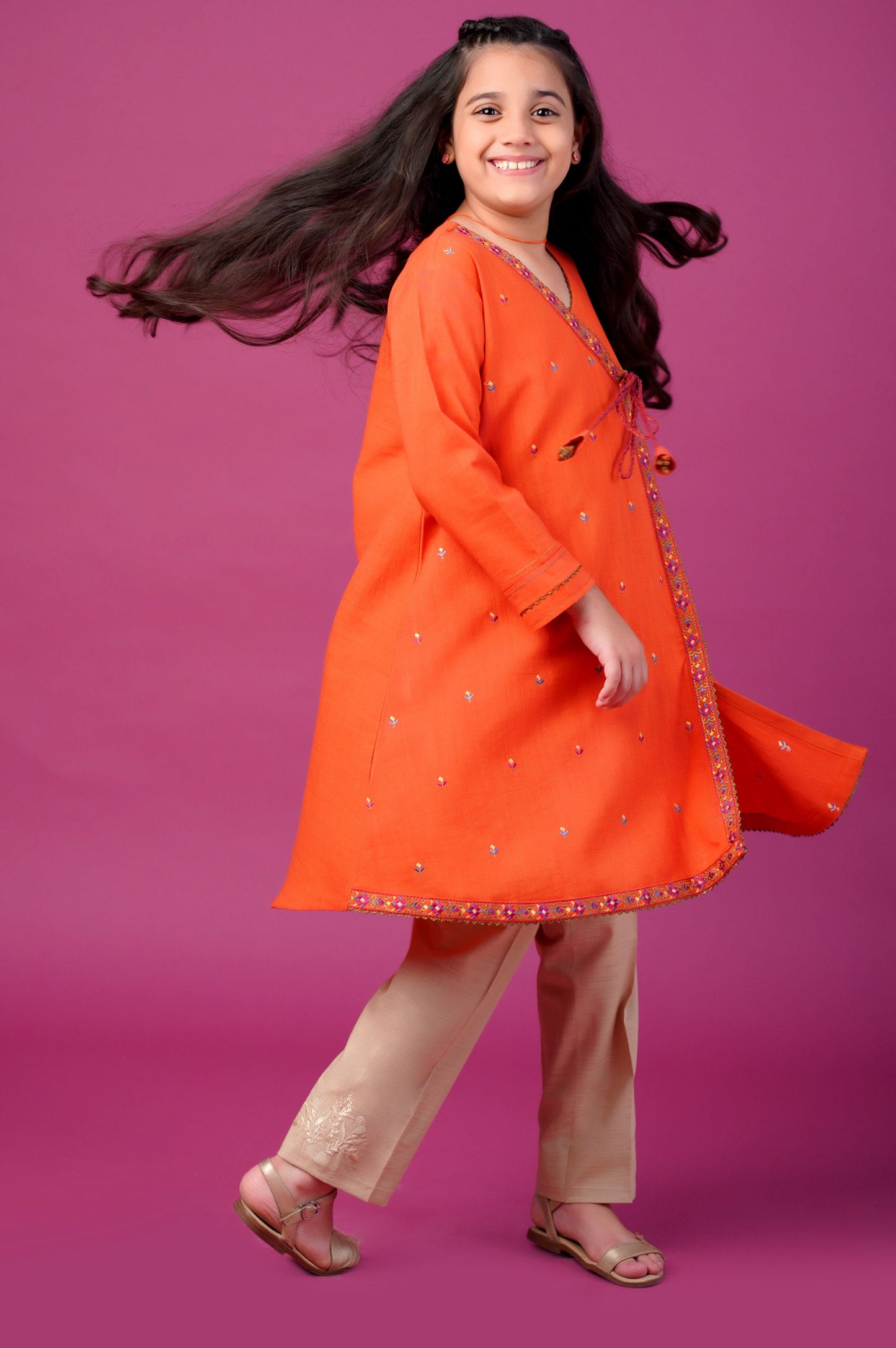 Stitched 1 Piece Embroidered Khaddar Shirt