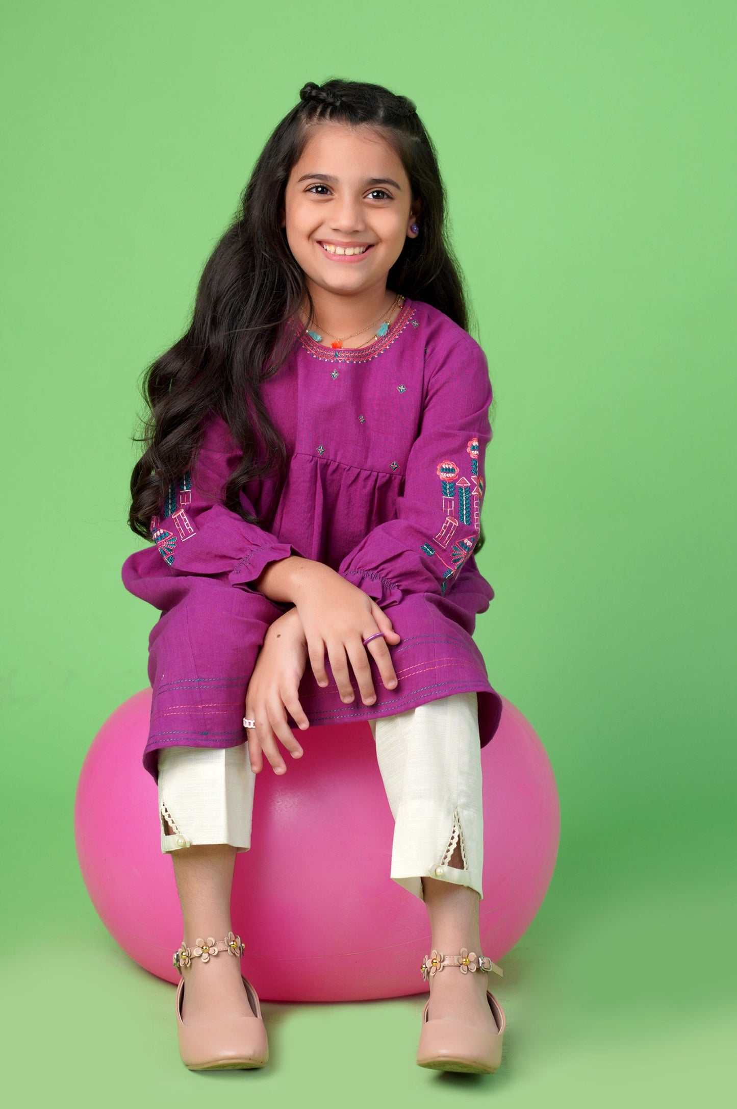 Stitched 1 Piece Embroidered Khaddar Shirt