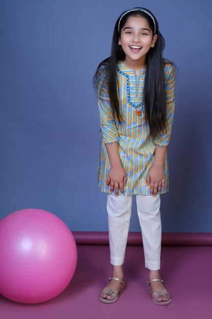 Stitched 1 Printed Lawn Shirt