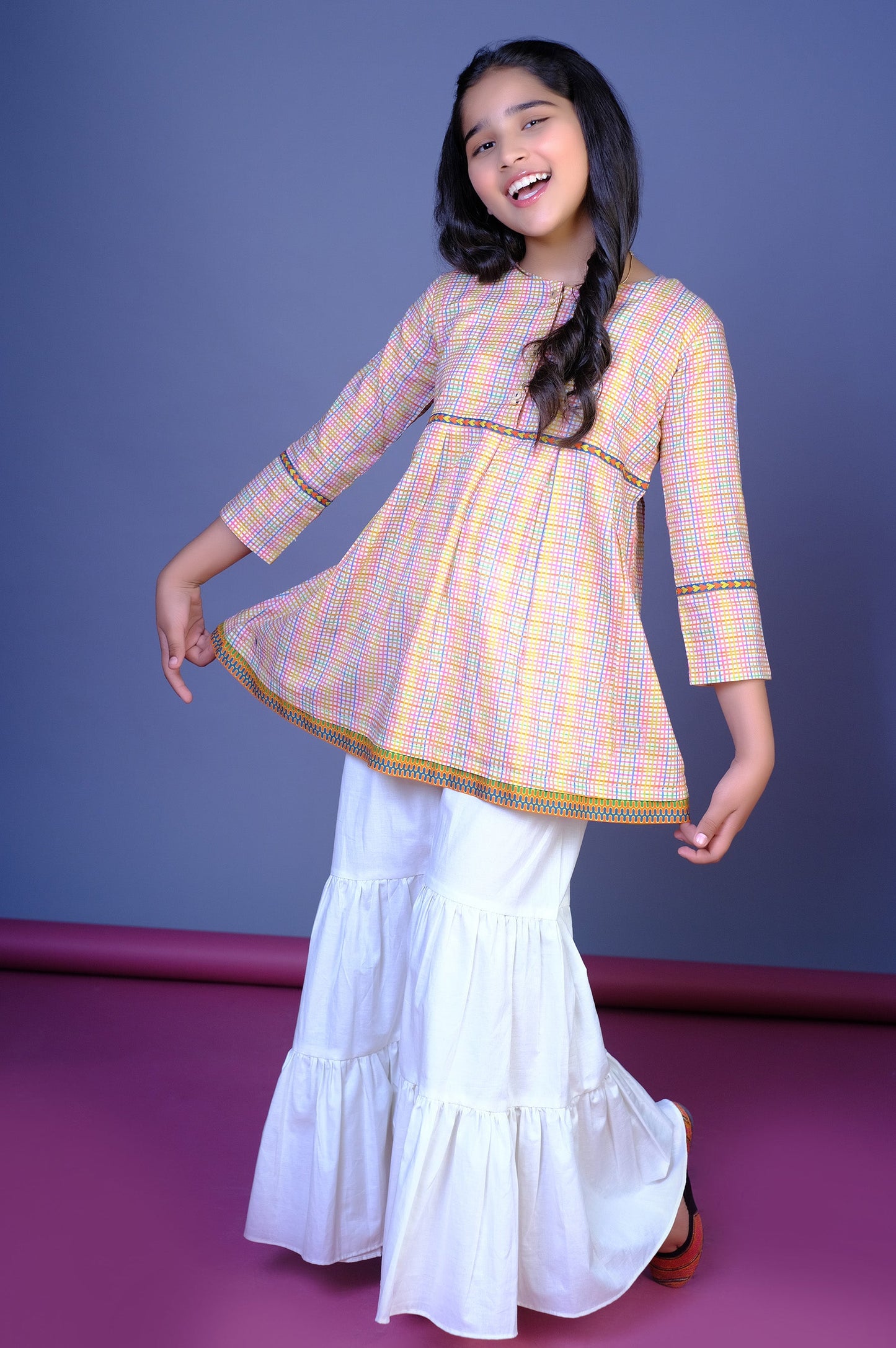 Stitched 1 Printed Lawn Shirt