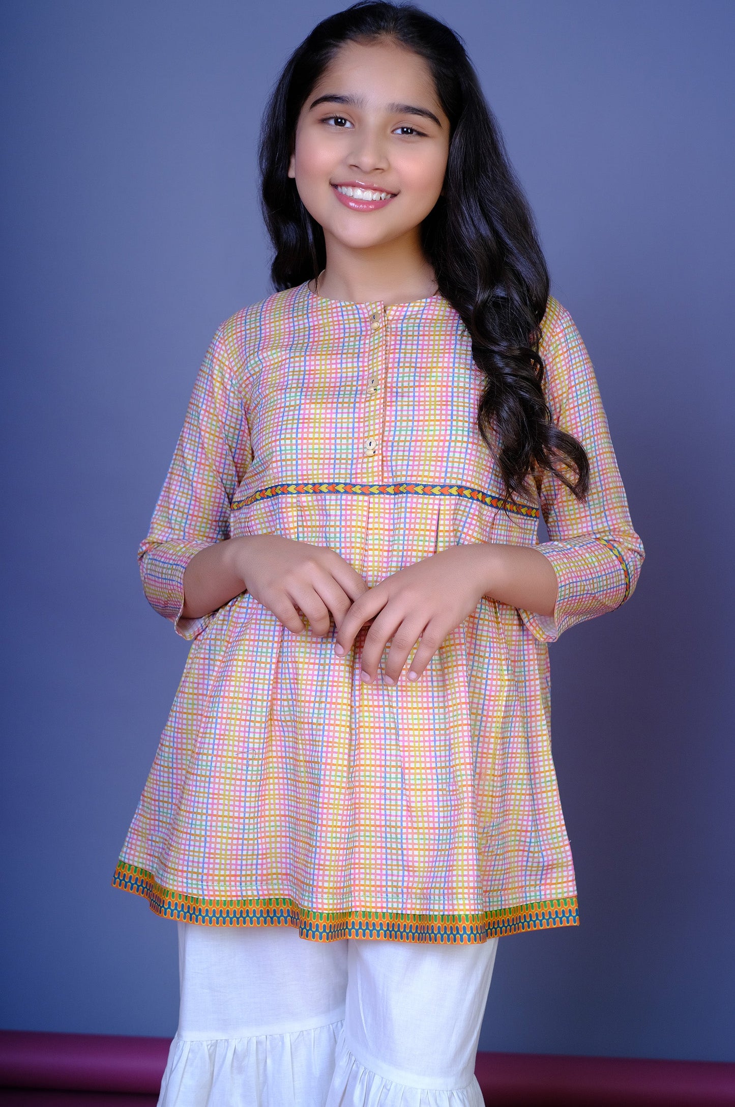 Stitched 1 Printed Lawn Shirt