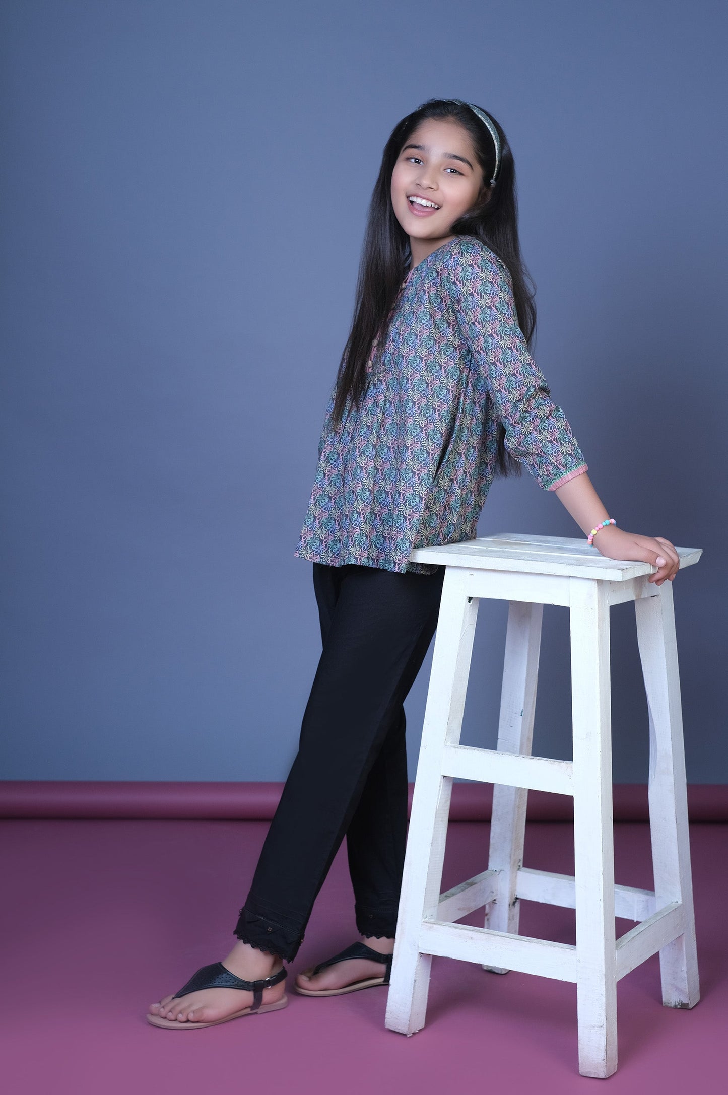 Stitched 1 Printed Lawn Shirt