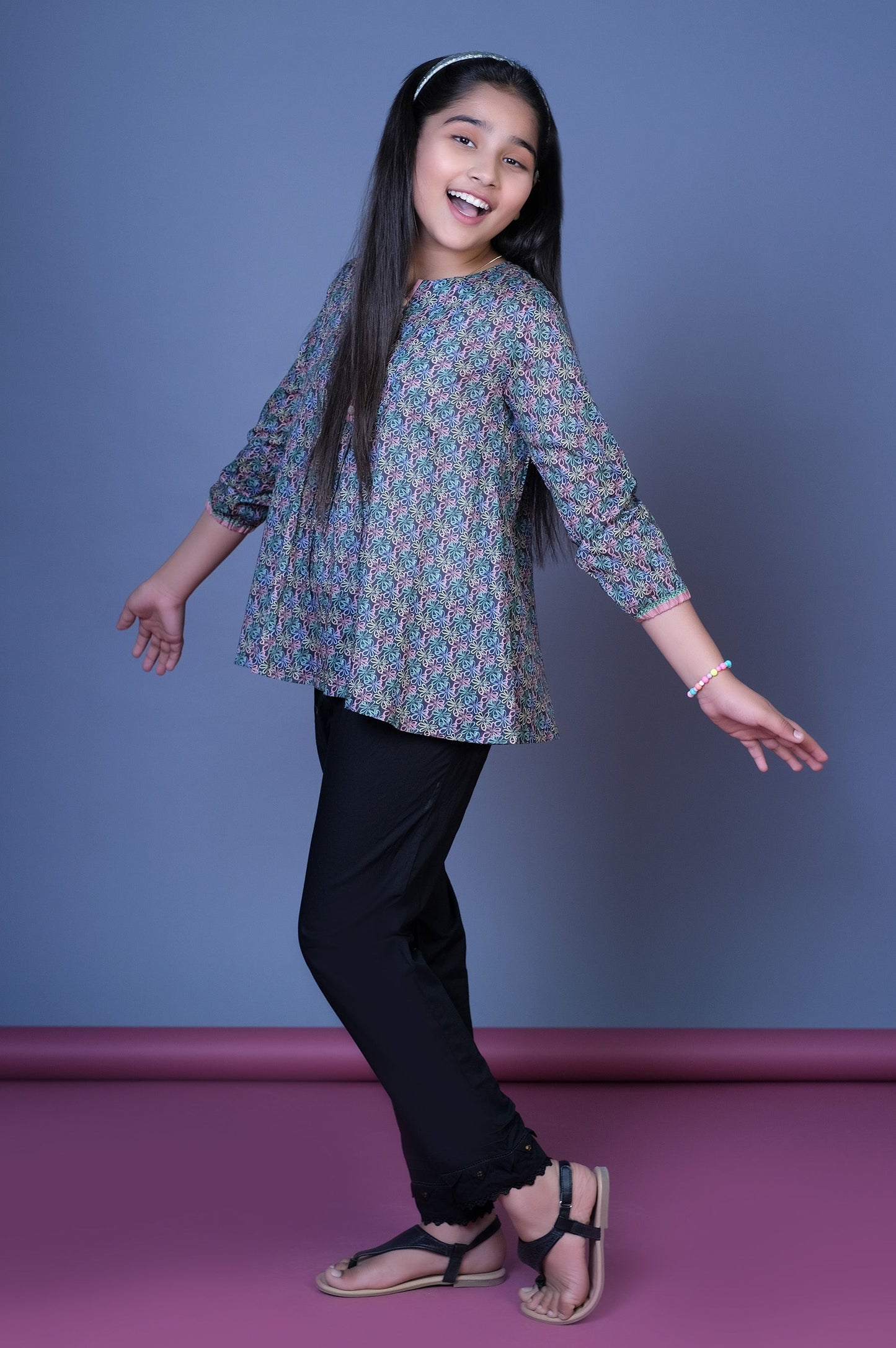 Stitched 1 Printed Lawn Shirt