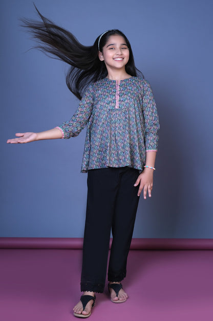 Stitched 1 Printed Lawn Shirt