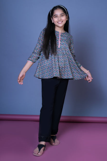 Stitched 1 Printed Lawn Shirt