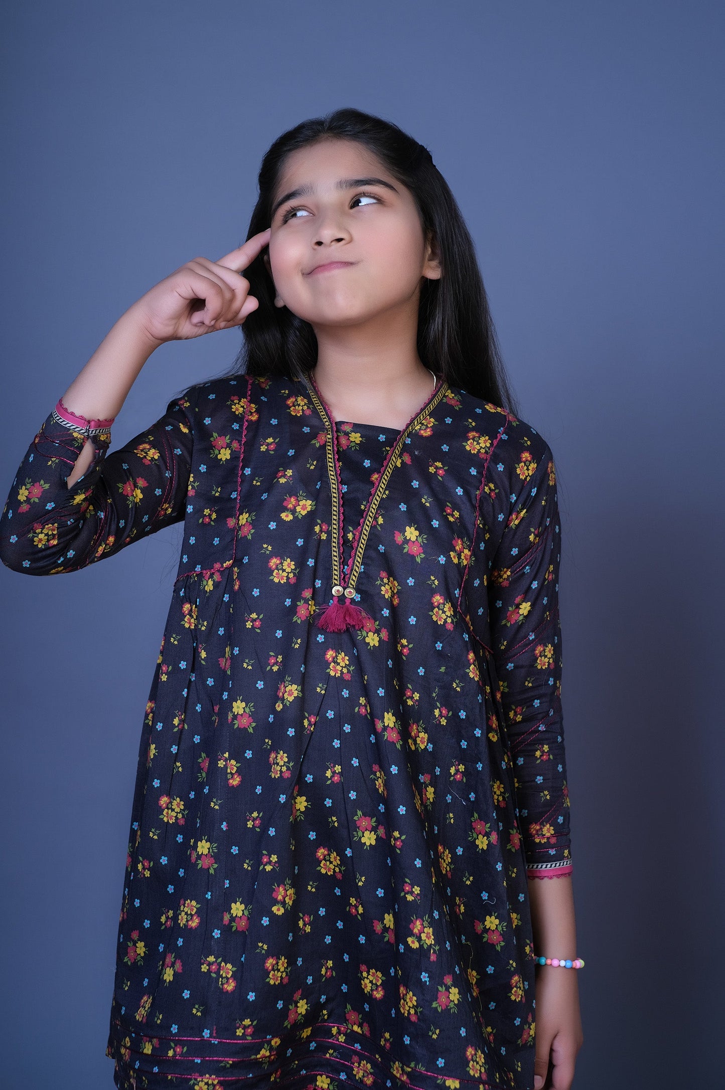 Stitched 1 Piece Embellished Lawn Shirt