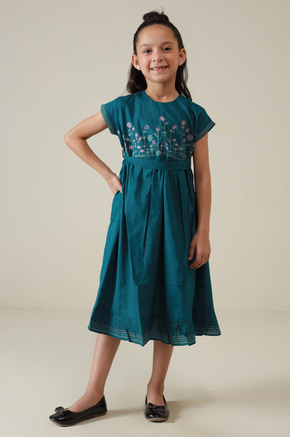 Stitched 1 Piece Embroidered Cambric Shirt