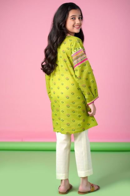 Stitched 1 Piece Printed Khaddar Shirt