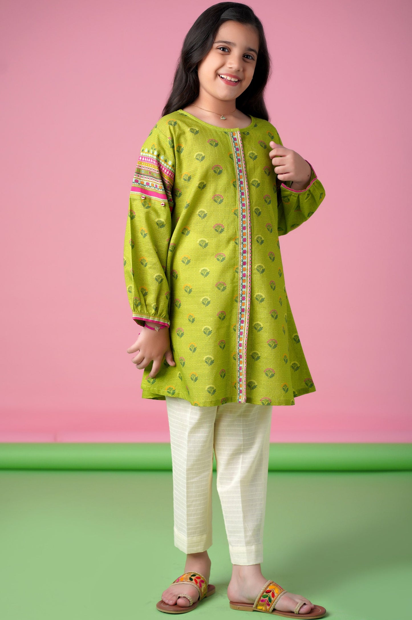 Stitched 1 Piece Printed Khaddar Shirt
