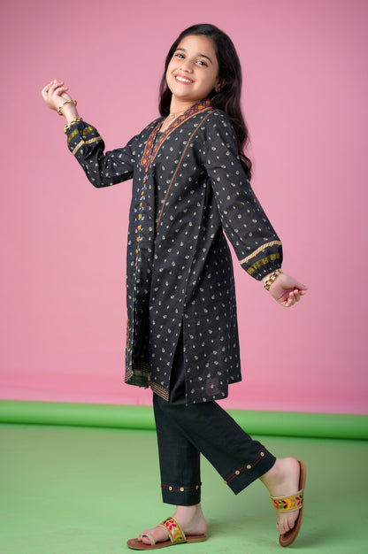 Stitched 1 Piece Printed Khaddar Shirt
