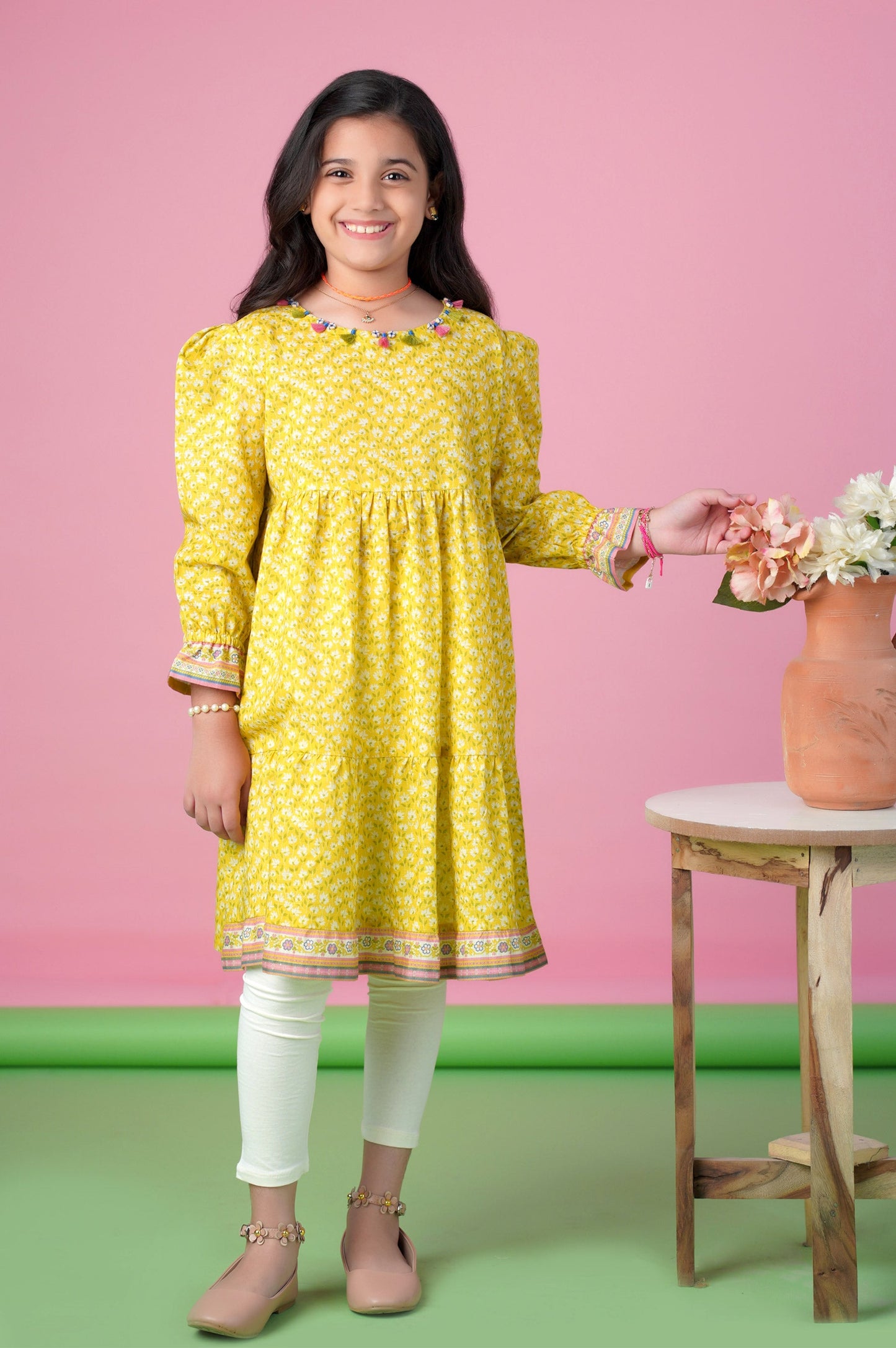 Stitched 1 Piece Printed Khaddar Shirt