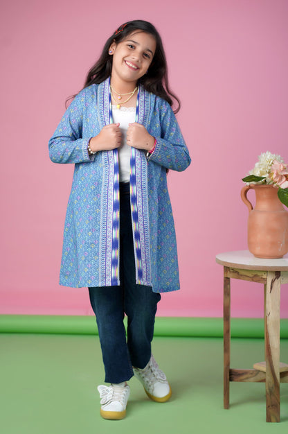 Stitched 1 Piece Printed Khaddar Shirt