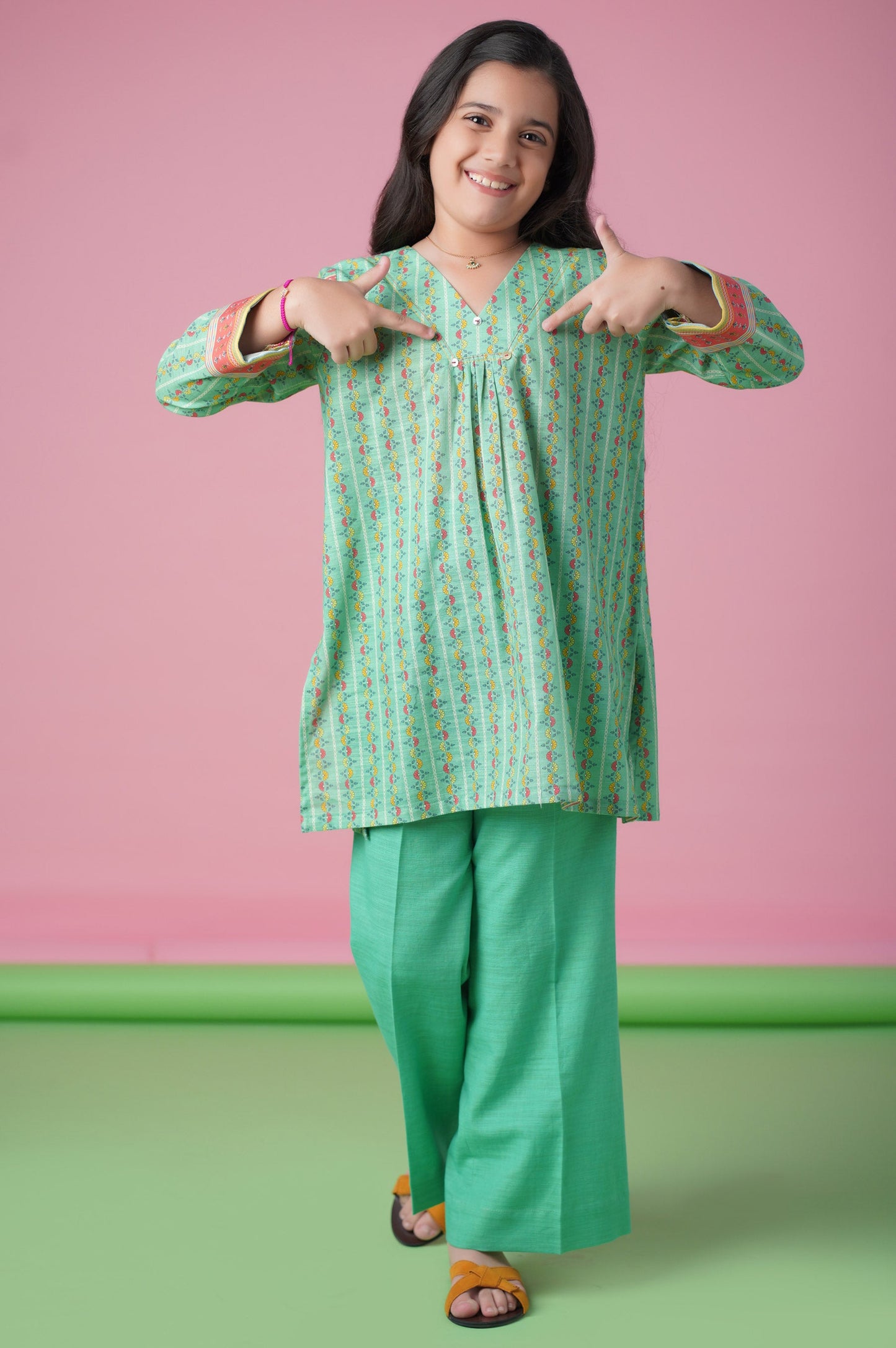 Stitched 1 Piece Printed Khaddar Shirt