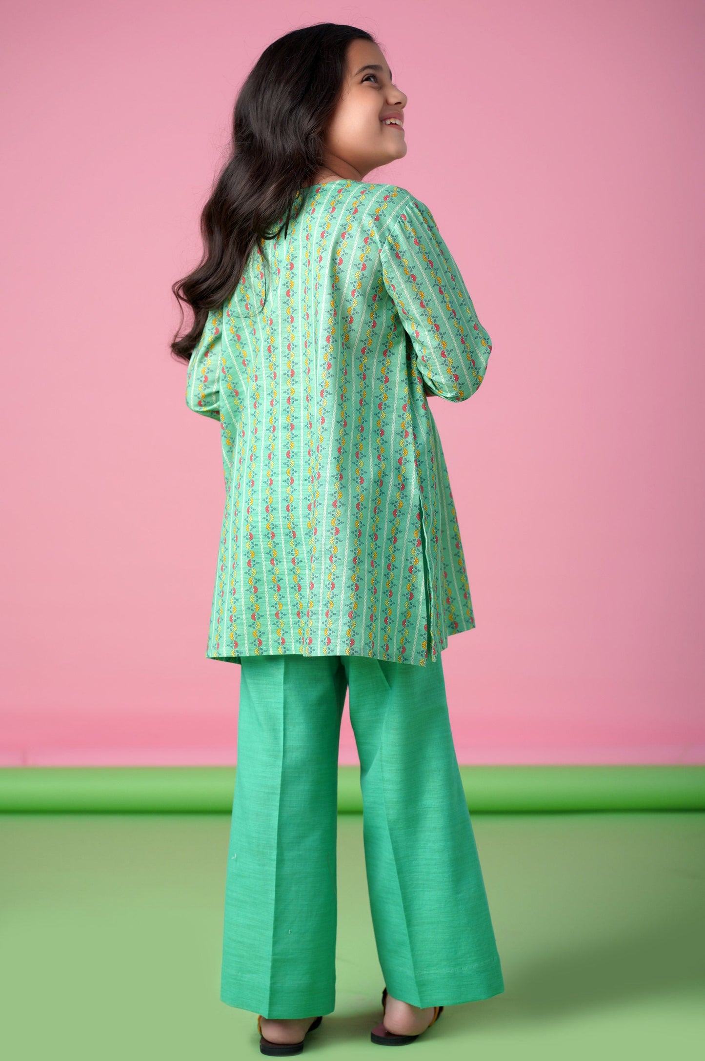 Stitched 1 Piece Printed Khaddar Shirt