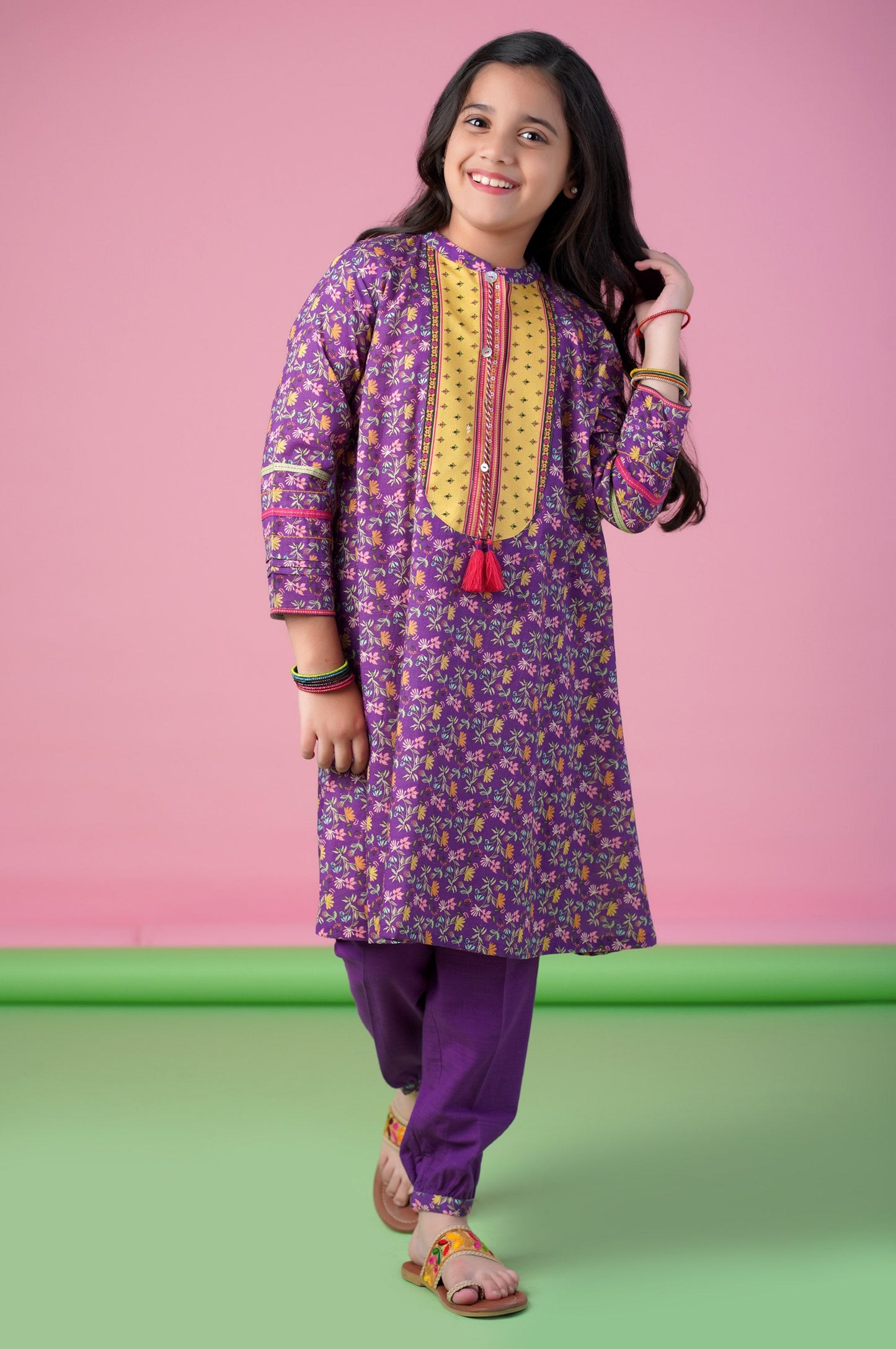 Stitched 1 Piece Printed Khaddar Shirt