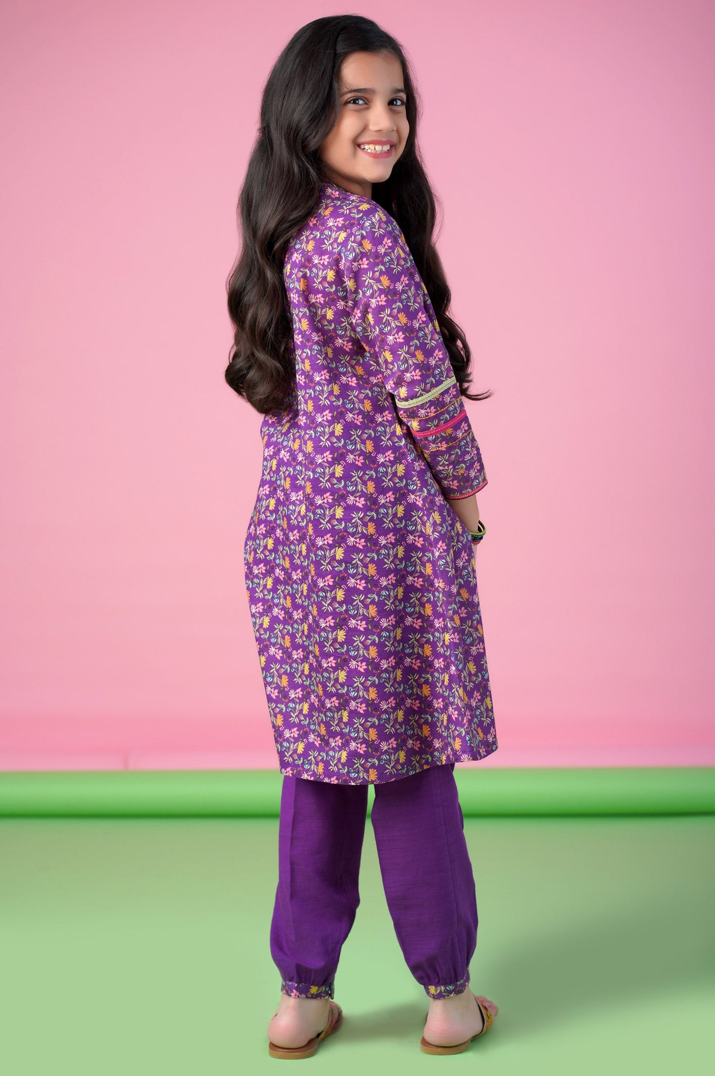 Stitched 1 Piece Printed Khaddar Shirt