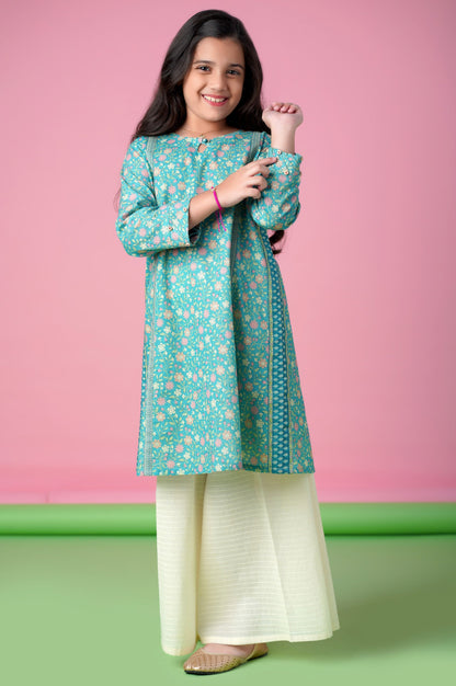 Stitched 1 Piece Printed Khaddar Shirt