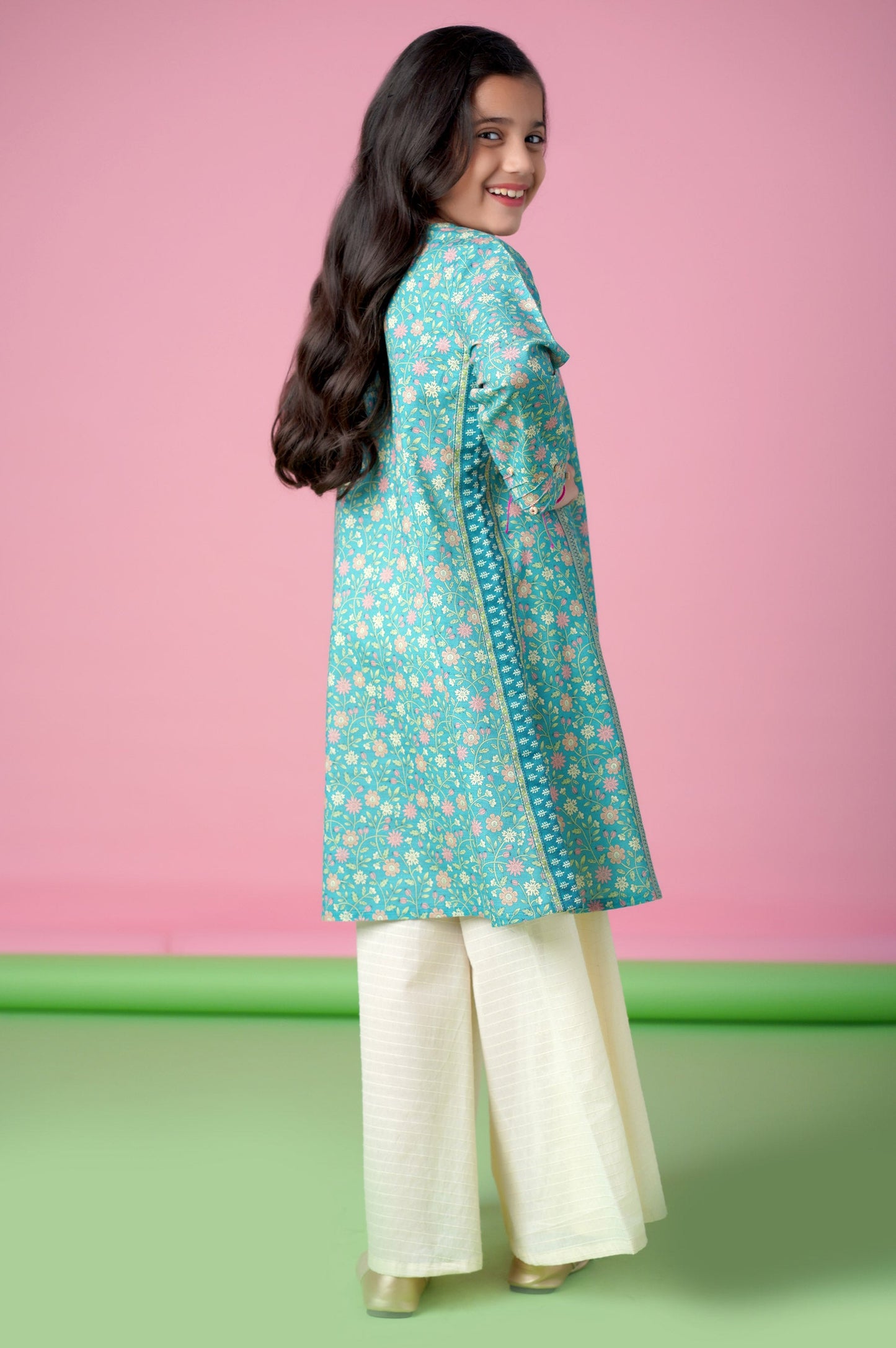 Stitched 1 Piece Printed Khaddar Shirt