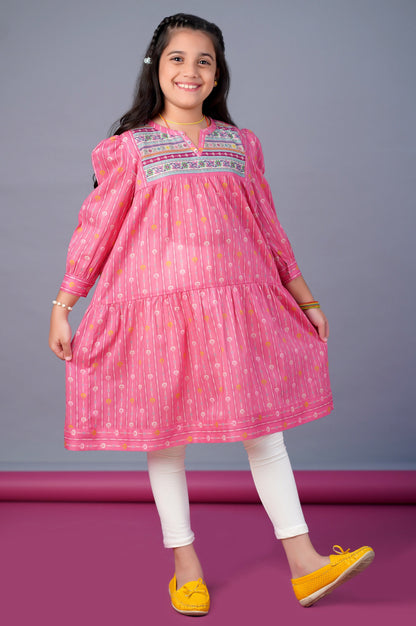 Stitched 1 Piece Printed Khaddar Shirt