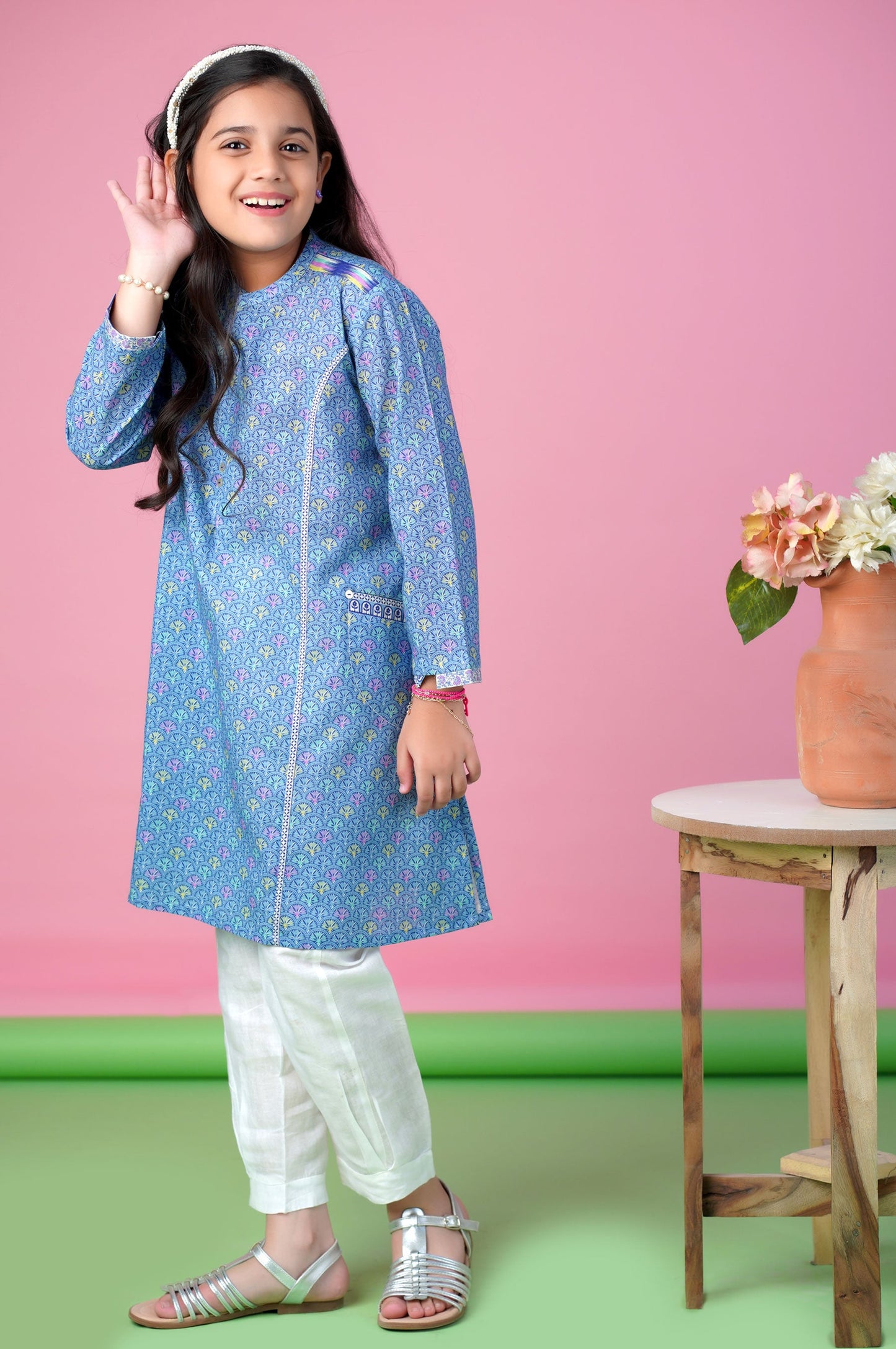 Stitched 1 Piece Printed Khaddar Shirt