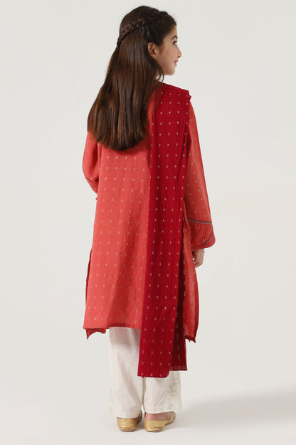 Stitched 2 Piece Embroidered Jacquard Suit