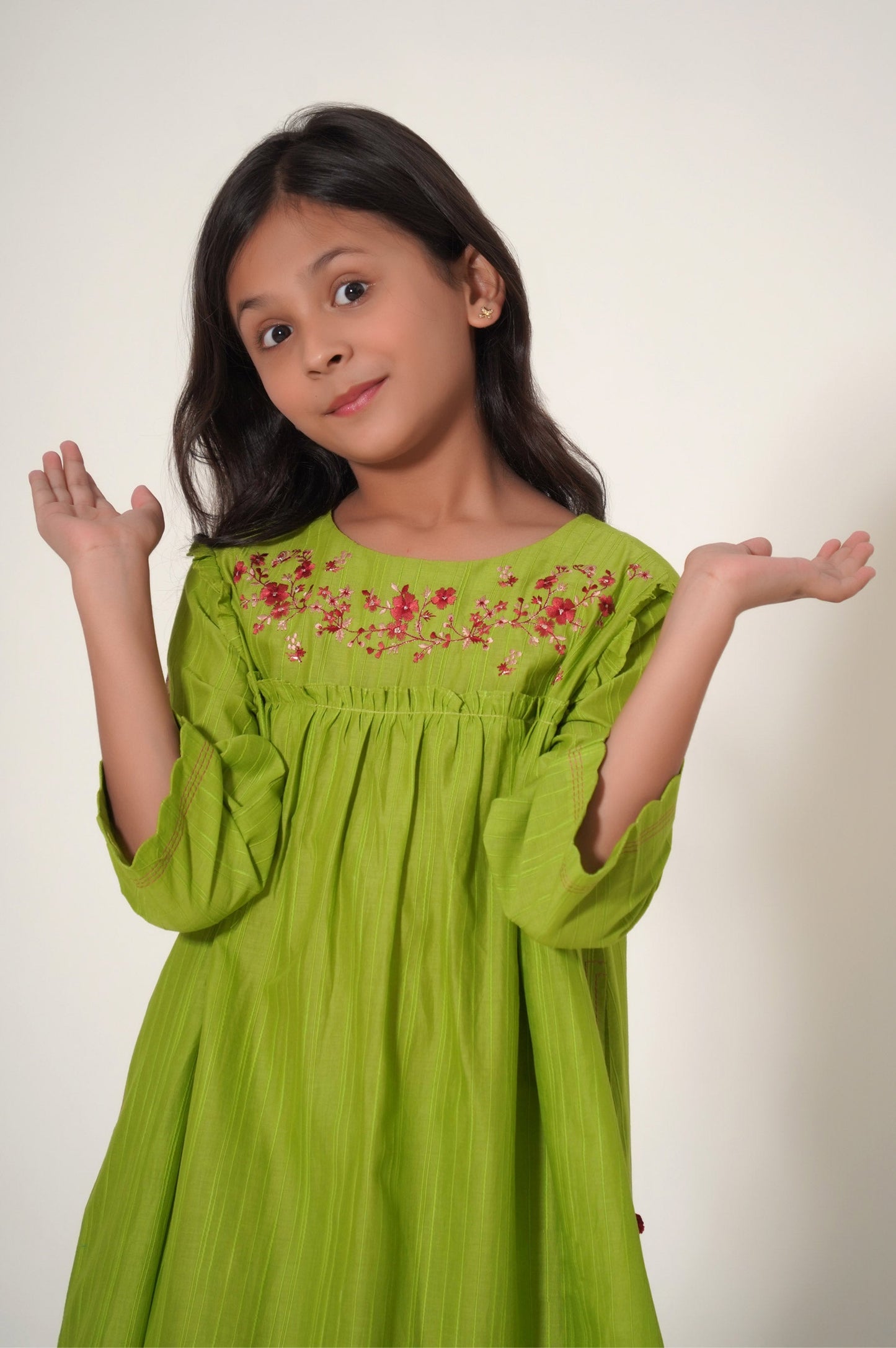 Stitched 2 Piece Embroidered Doria Checks Suit