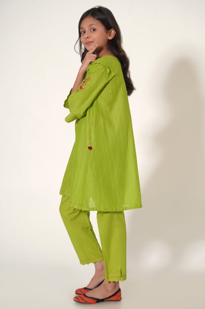 Stitched 2 Piece Embroidered Doria Checks Suit