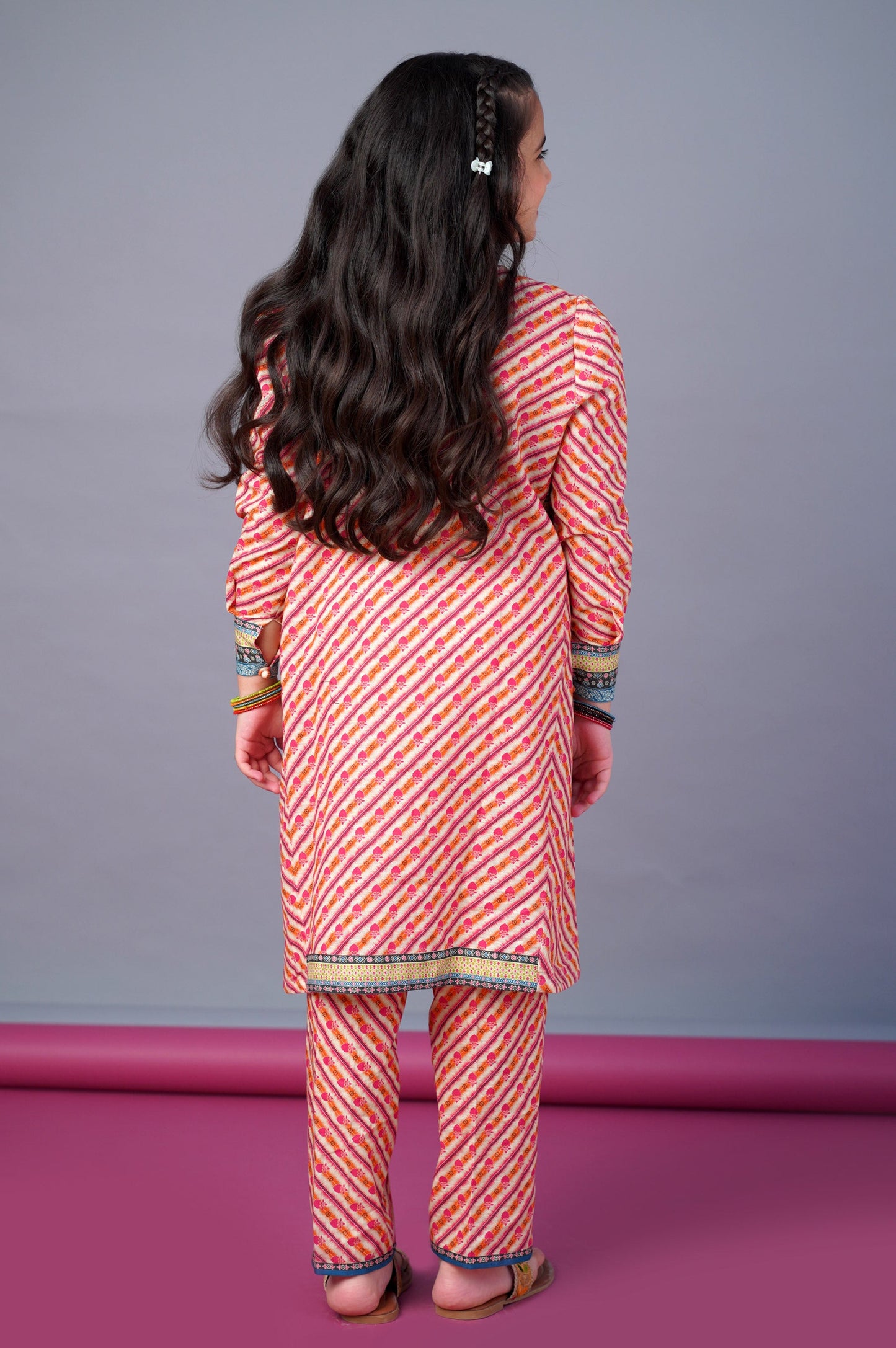 Stitched 2 Piece Printed Khaddar Suit