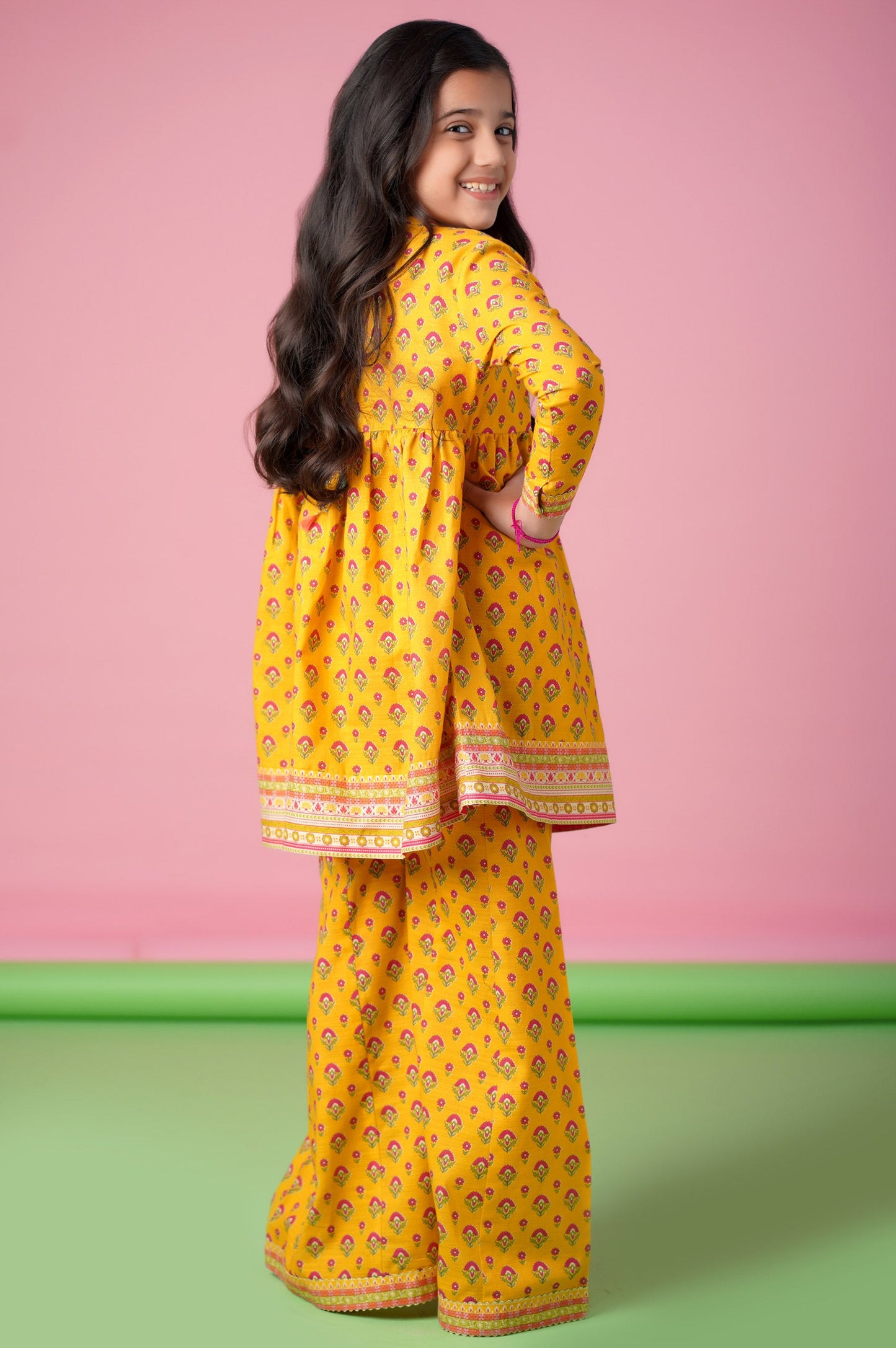 Stitched 2 Piece Printed Khaddar Suit