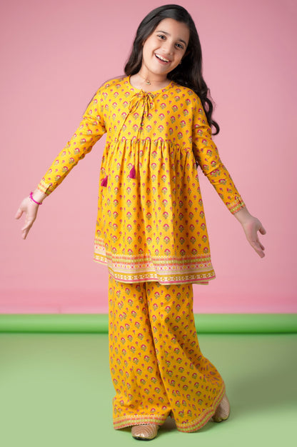 Stitched 2 Piece Printed Khaddar Suit