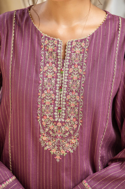 Stitched 1 Piece Embroidered Zari Tarkashi Top